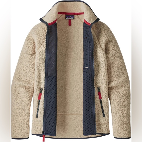 Patagonia Worn Wear Retro Pile Full Zip Fleece Sweater Jacket Women’s M - Picture 3 of 5